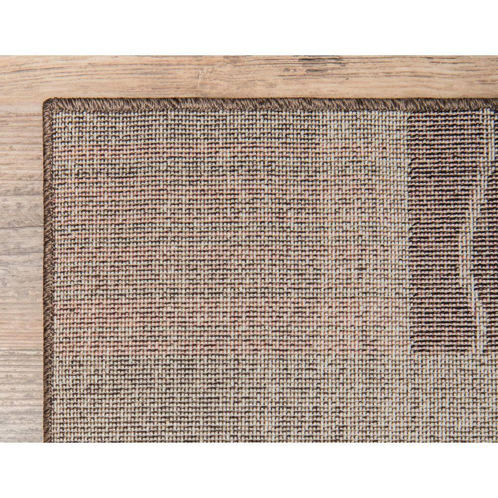Del Mar Brown Tufted Rectangular Stain-Resistant Rug