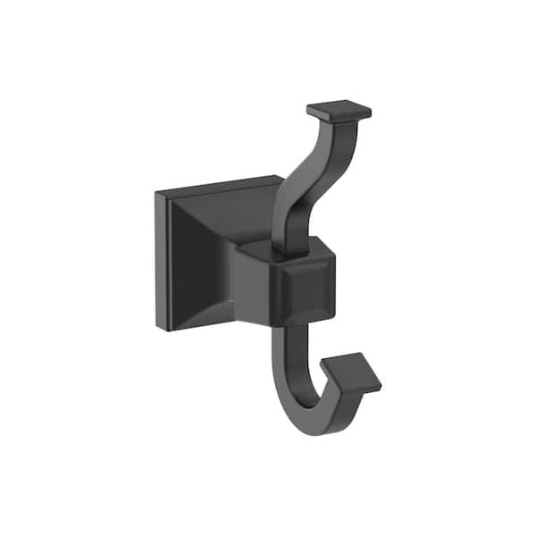 Amerock Mulholland Single Robe Hook in Matte Black