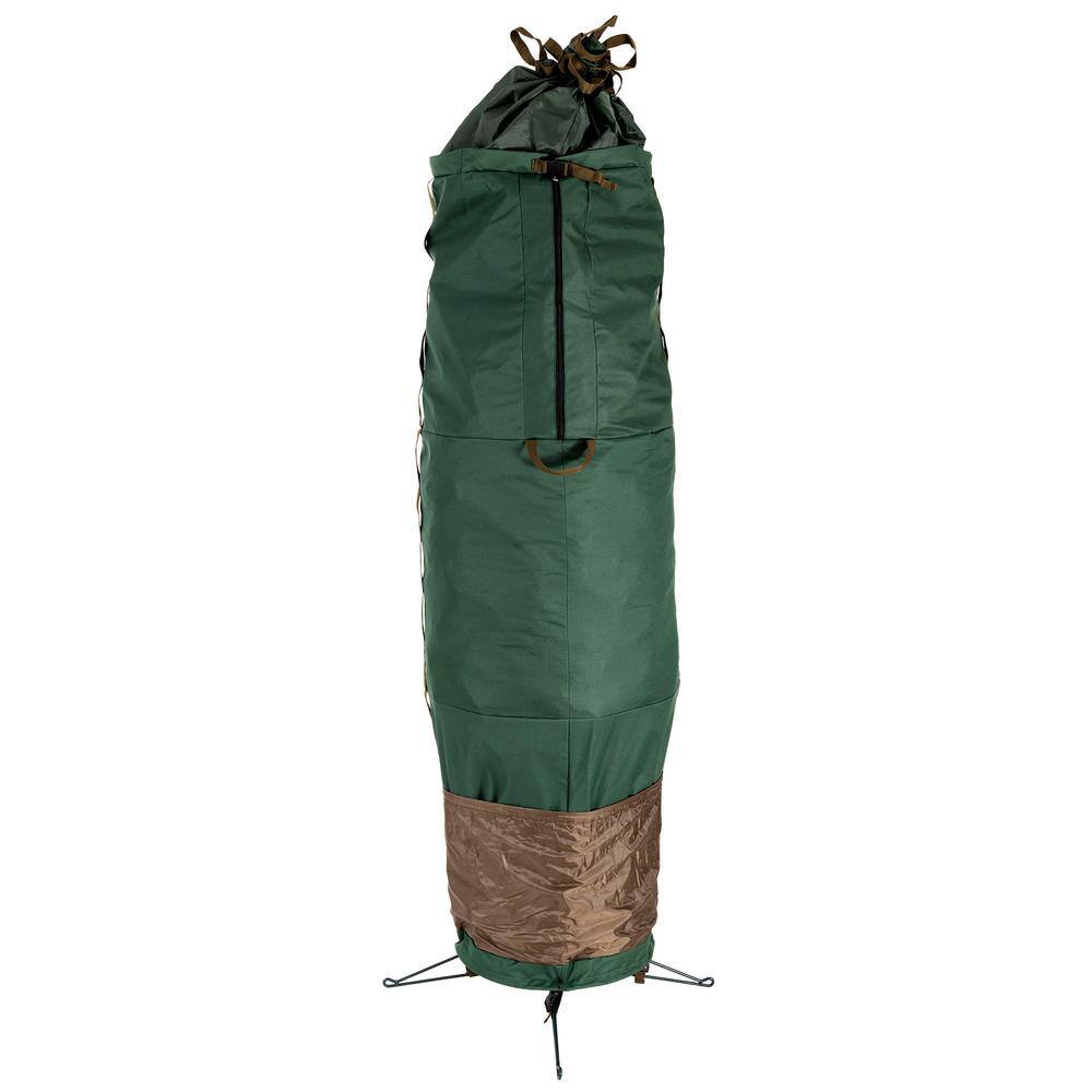 Green Upright Christmas Tree Storage Bag with Reinforced Handles
