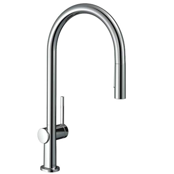 Hansgrohe Talis N  Single-Handle Pull Down Sprayer Kitchen Faucet with QuickClean in Chrome