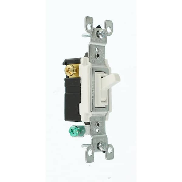 15 Amp 3-Way Toggle Switch, White (6-Pack) 15 Amp 3-Way Toggle Switch, White (6-Pack)