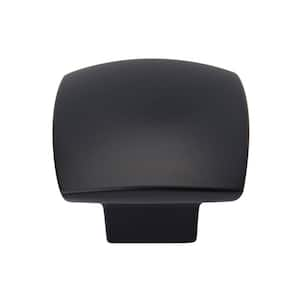 Sunset 1-9/16 in. Modern Matte Black Square Cabinet Knob