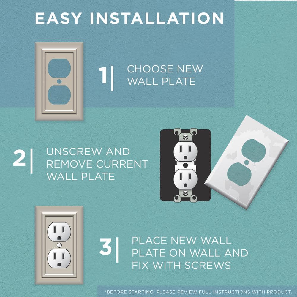 Classic 1-Gang Duplex Outlet Wall Plate
