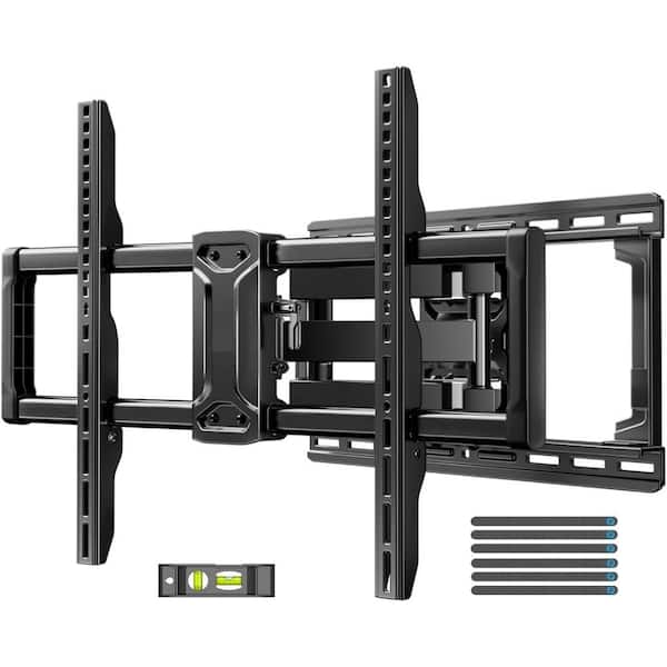 Reliable Design Retractable Full Motion Wall Mount for 42 in.-85 in. TVs with Dual Articulating Arms