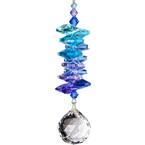 Woodstock Rainbow Makers Collection, Crystal Moonlight Cascade, 3.5 in. Ball Crystal Suncatcher CCMB