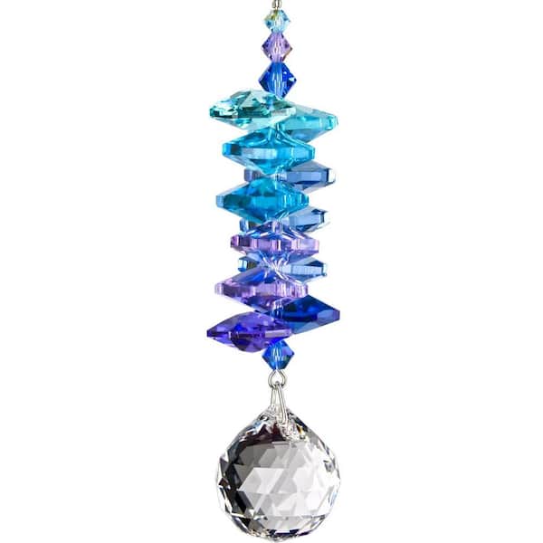 WOODSTOCK CHIMES Woodstock Rainbow Makers Collection, Crystal Moonlight Cascade, 3.5 in. Ball Crystal Suncatcher CCMB