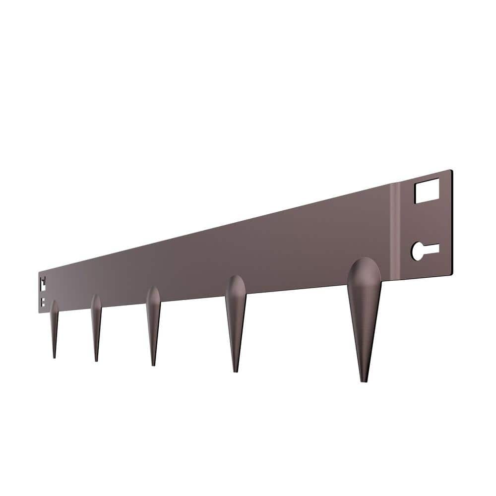 Steel Landscape Edging 5-Pack 39 in. x 3 in. Galvanized Rust Resistant Bendable Garden Border Brown price history on PriceWatchPro