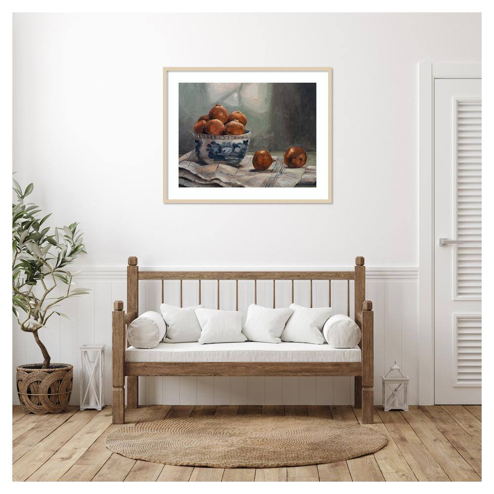 Classical Still-Life Fruit Bowl Framed Wall Art Print