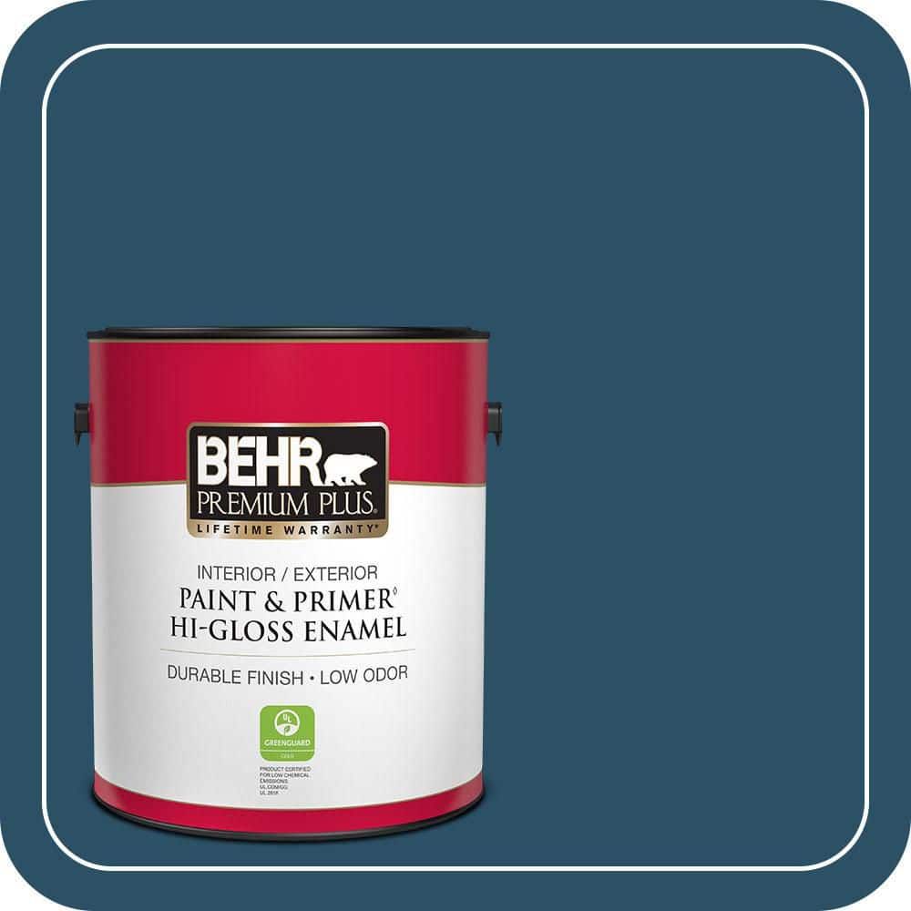 1 gal. #560D-7 Planetarium Hi-Gloss Enamel Interior/Exterior Paint & Primer price history on PriceWatchPro
