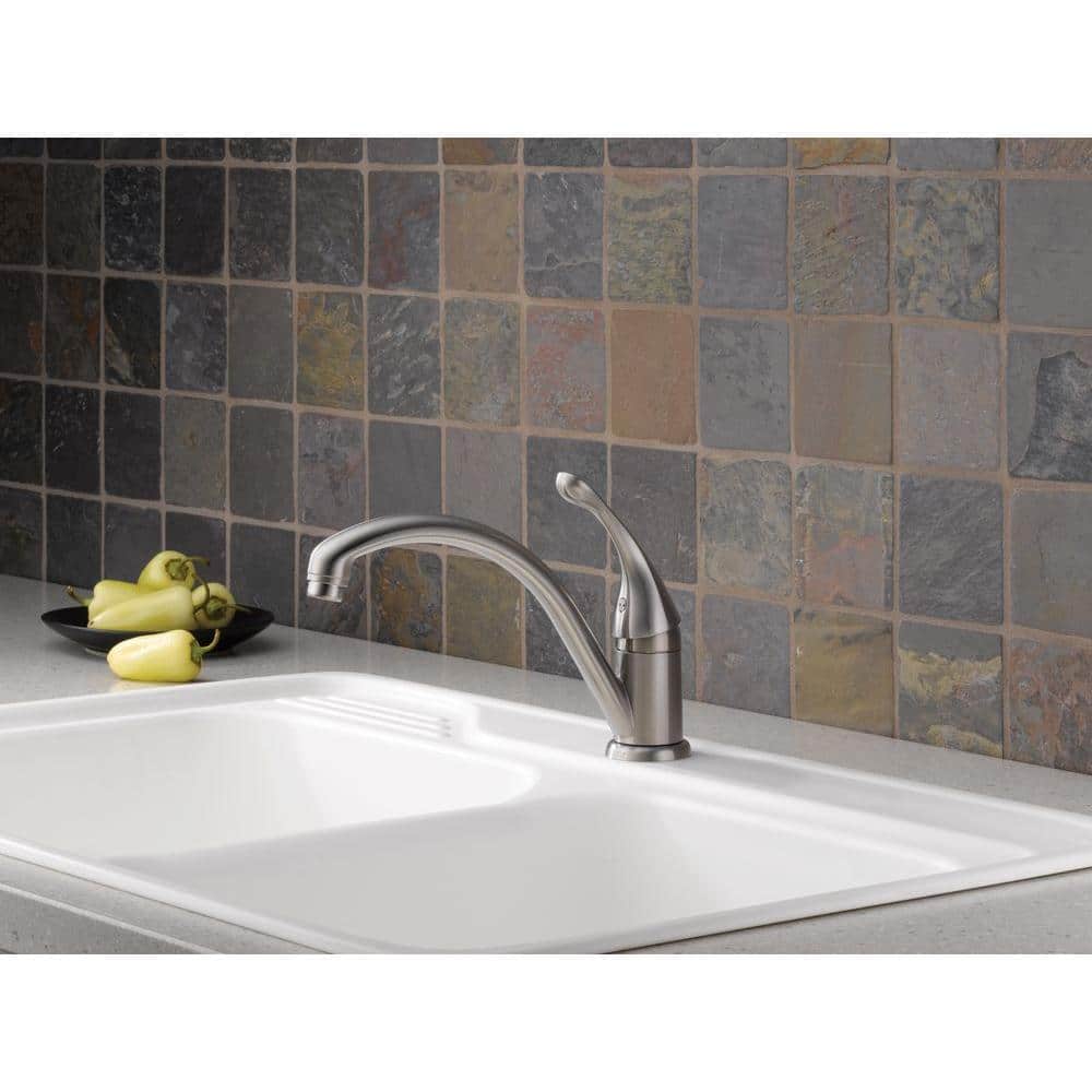 Stainless Steel Modern Kitchen Faucet with Pull-out Spray