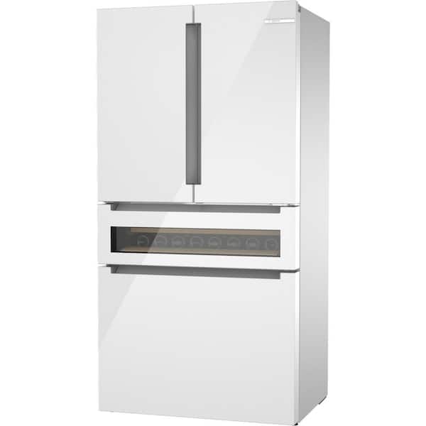 シロハラ Bosch 800 Series 36 in. 20.5 cu. ft. French Door Bottom Mount