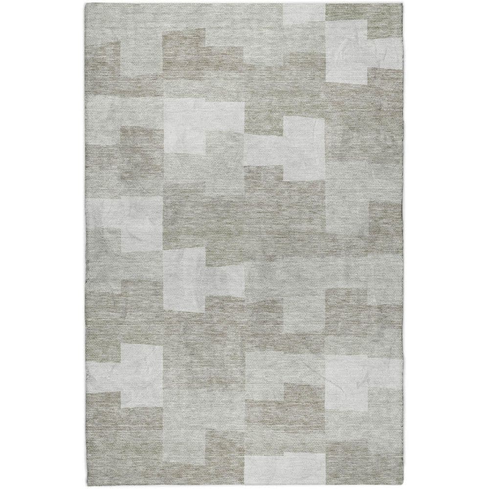 Dream Shag Premium Machine Washable Abstract ADS659 Taupe 9 ft. x 12 ft. Area Rug price history on PriceWatchPro