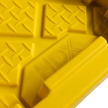 HDX 6.5-Qt Tough Storage Tote in Black with Yellow Lid 999-6QT-HDX
