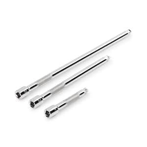 3,6, 9 in. 1/4 in. Drive Wobble Extension Set (3-Piece)