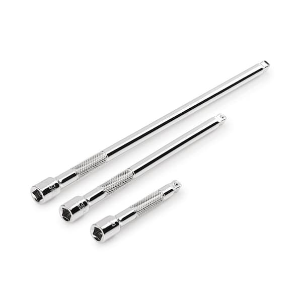 TEKTON 3,6, 9 in. 1/4 in. Drive Wobble Extension Set (3-Piece)