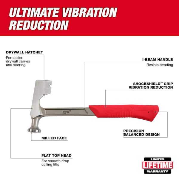 15 oz. Drywall Hammer with Demolition Screwdriver