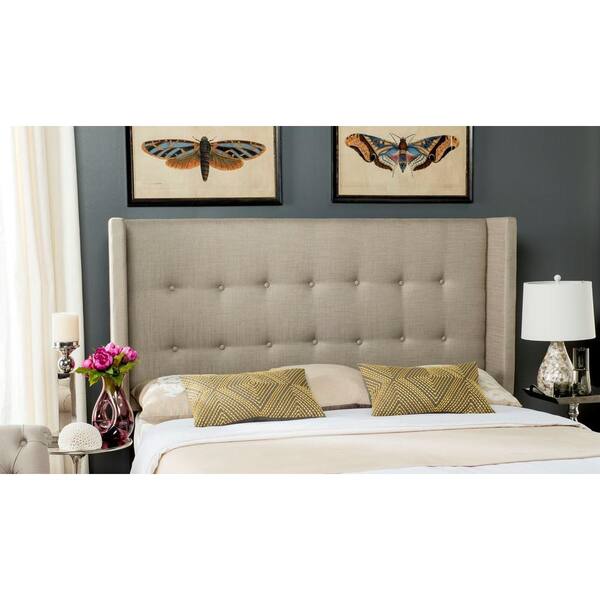 SAFAVIEH Damon Smoke Queen Headboard