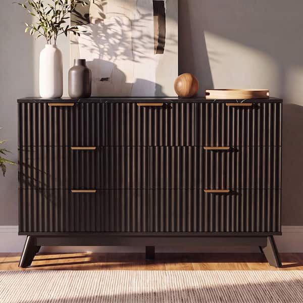 home depot black dresser - 47 in. Wide - Dressers Brown Flier Girl Dress, springfriendfam26apptext Use high cost performance Secondary color:Purple