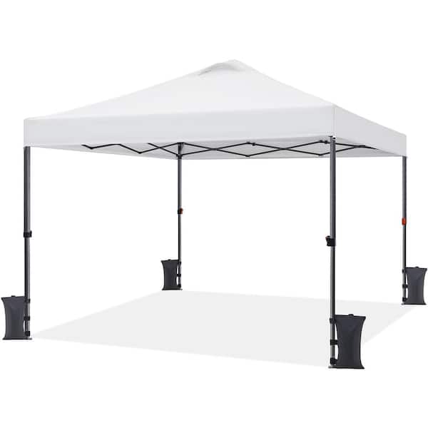 10 ft. × 10 ft. Pop up Canopy Tent White