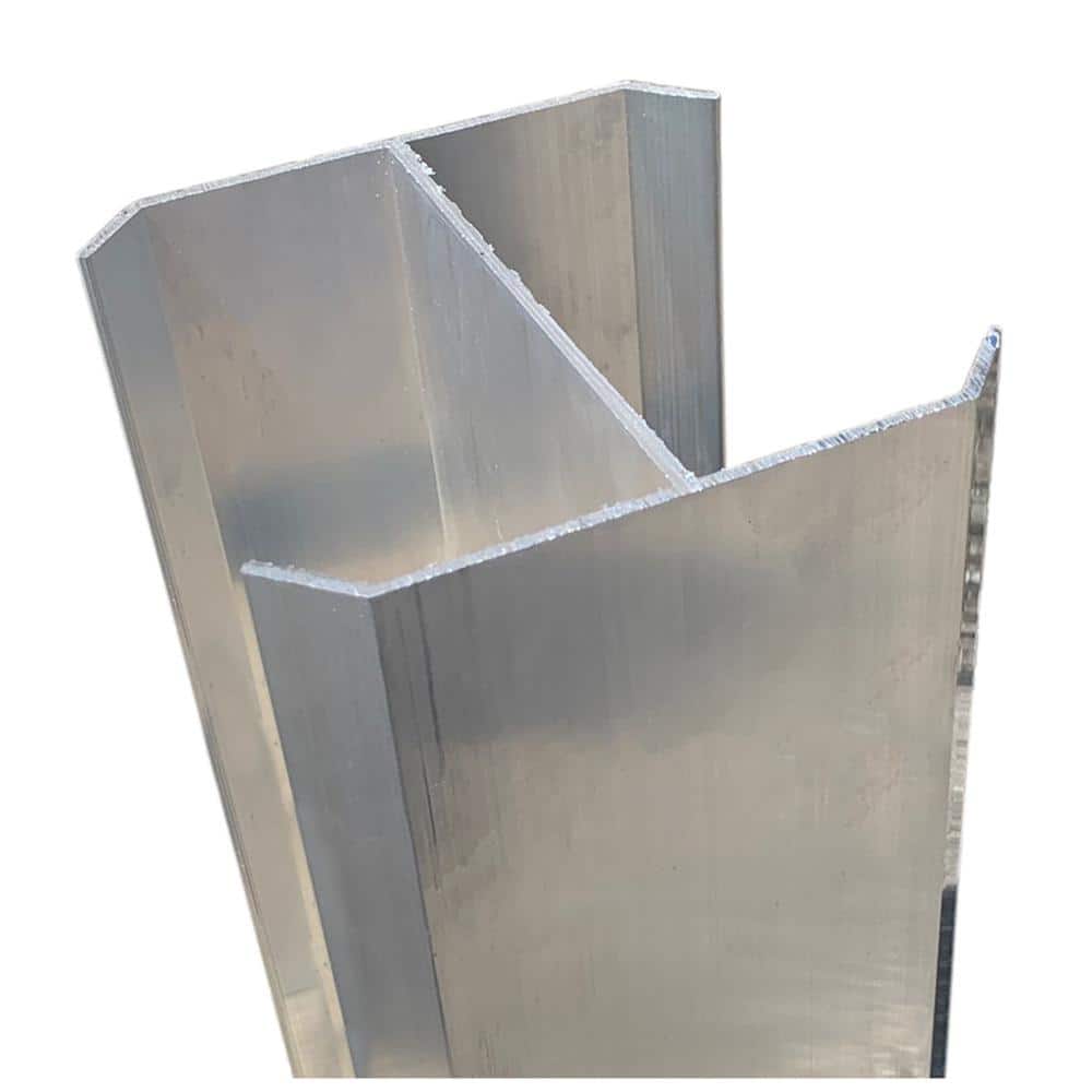 Illusions 5 in. x 5 in. x 9 ft. Alum Post Insert API9 - The Home Depot