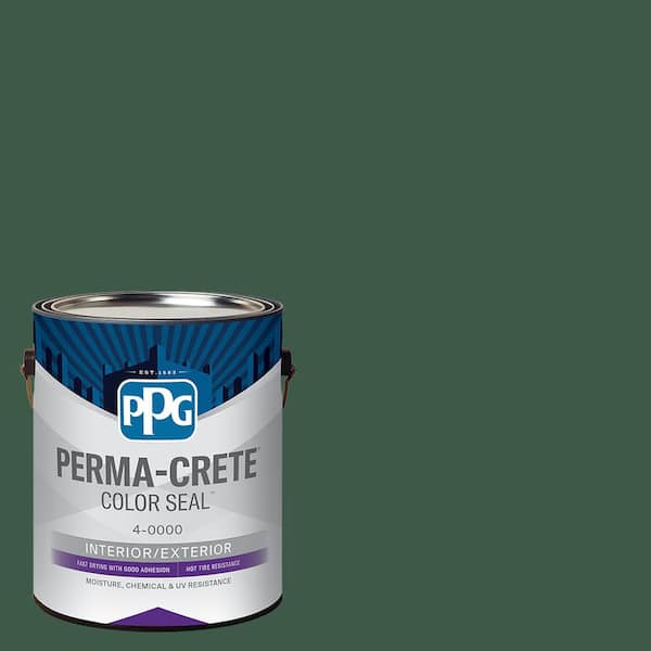 Color Seal 1 gal. PPG1133-7 Royal Hunter Green Satin Interior/Exterior Concrete Stain