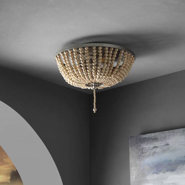 velie 12 wide round crystal ceiling light