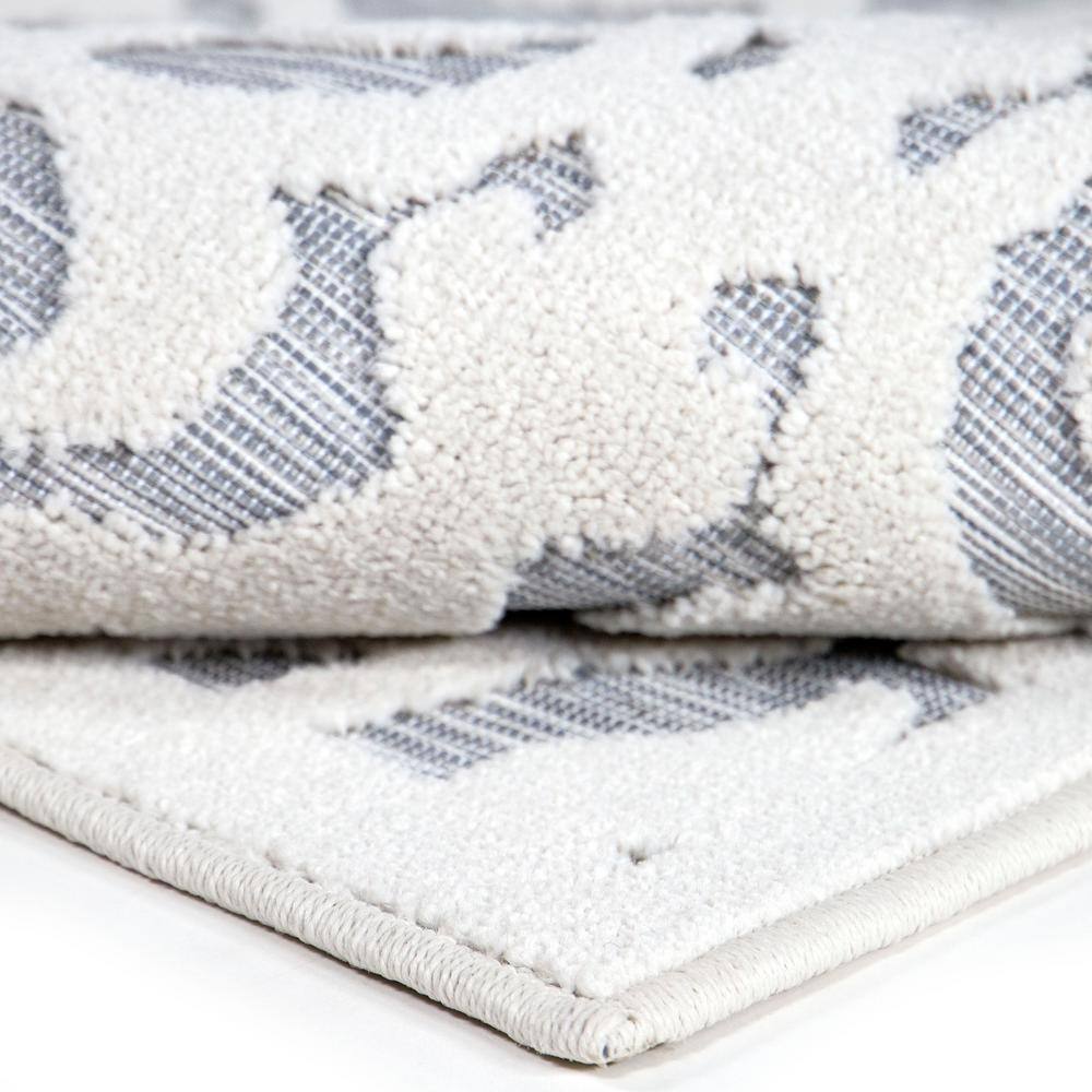 Ladybird Natural Blue High Low Indoor Outdoor Rug