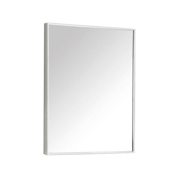 Avanity Kent 18 in. W x 28 in. H Single Framed Mirror in Metal