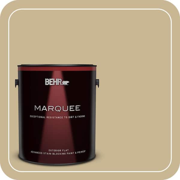 BEHR MARQUEE 1 gal. #MQ2-30 Spring Wheat Flat Exterior Paint & Primer