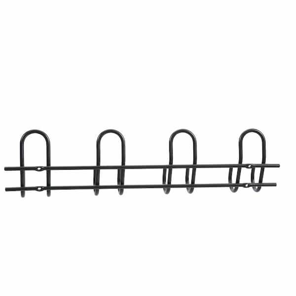 Everbilt Heavy Duty Steel 20-3/4 in Wall Mount Storage Hook and Rail 100  lbs 14939 - The Home Depot