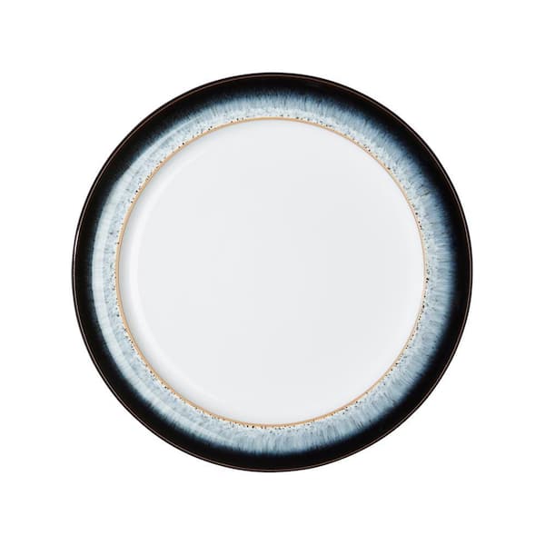 Halo Wide Blue Rimmed Salad Plate