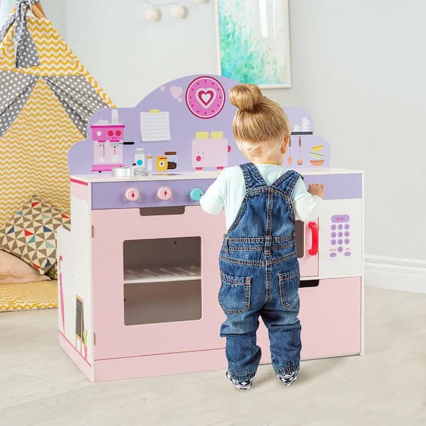 Tiny Kitchen That Works! 2in1 REAL Baking & Cooking Kitchen Set