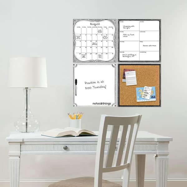 Dry Erase Calendar With Notes Wall Decals Wall Decor Stickers