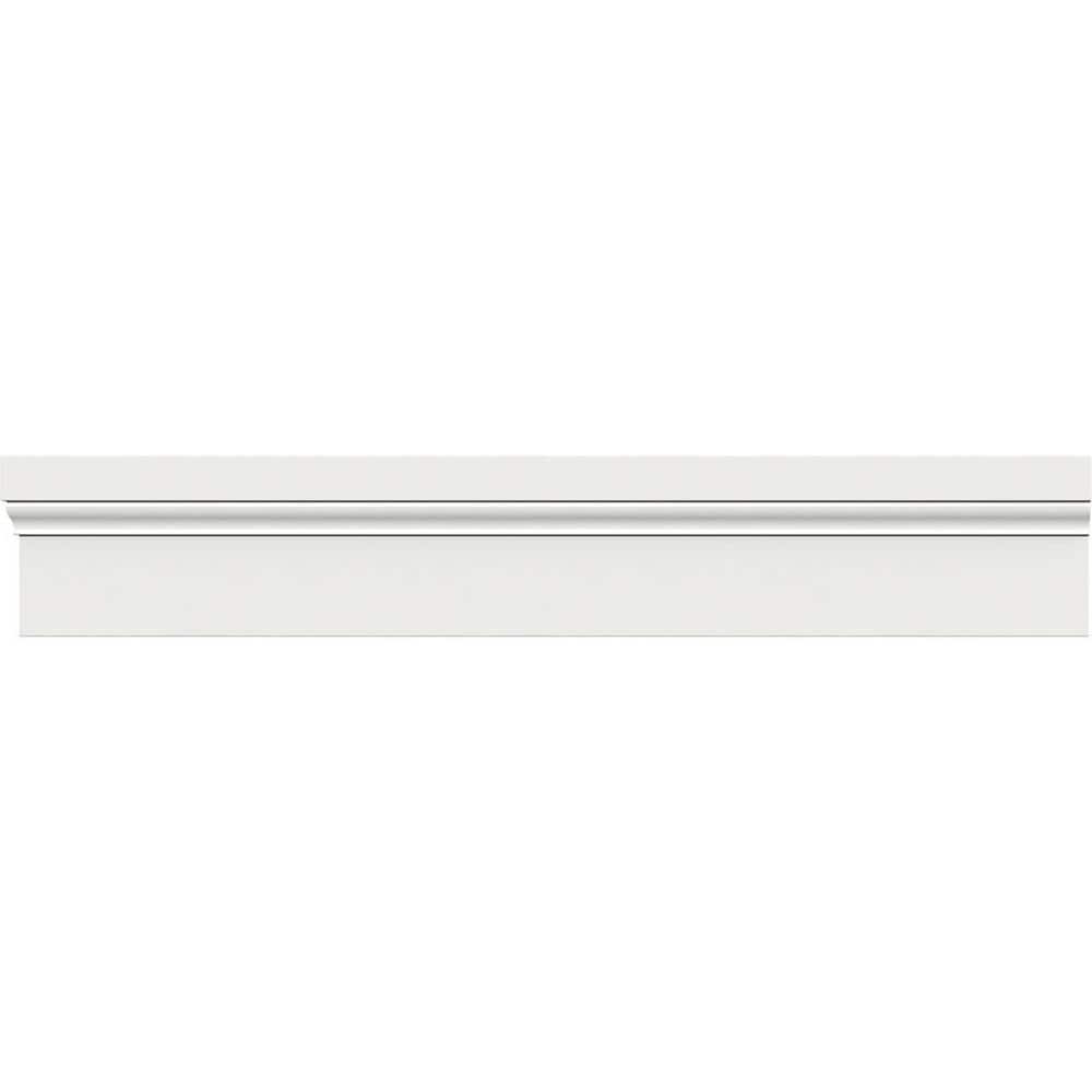 96'' White PVC Brick Moulding for Doors and Windows