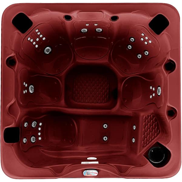 American Spas 6-Person 45-Jet 240-Volt Premium Acrylic Lounger Spa Standard Hot Tub with Ozonator and Bluetooth Sound System