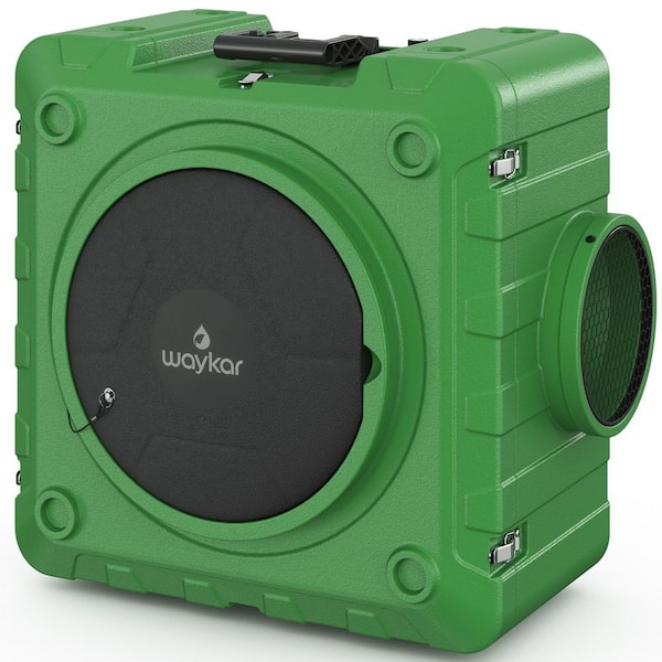 waykar 850 sq. ft. 550 CFM HEPA Carbon Filter Commercial Air Purifier in Green