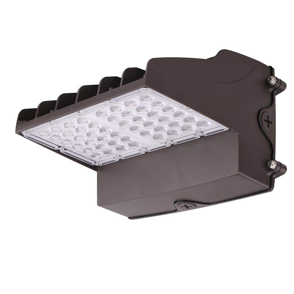 250-Watt Equivalent Full Cut-Off Integrated LED Bronze Wall Pack Light Adjustable 2600-8280 Lumens and CCT price history on PriceWatchPro