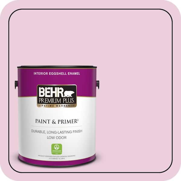 BEHR PREMIUM PLUS 1 gal. #M130-2 Creamy Freesia Eggshell Enamel Low Odor Interior Paint & Primer