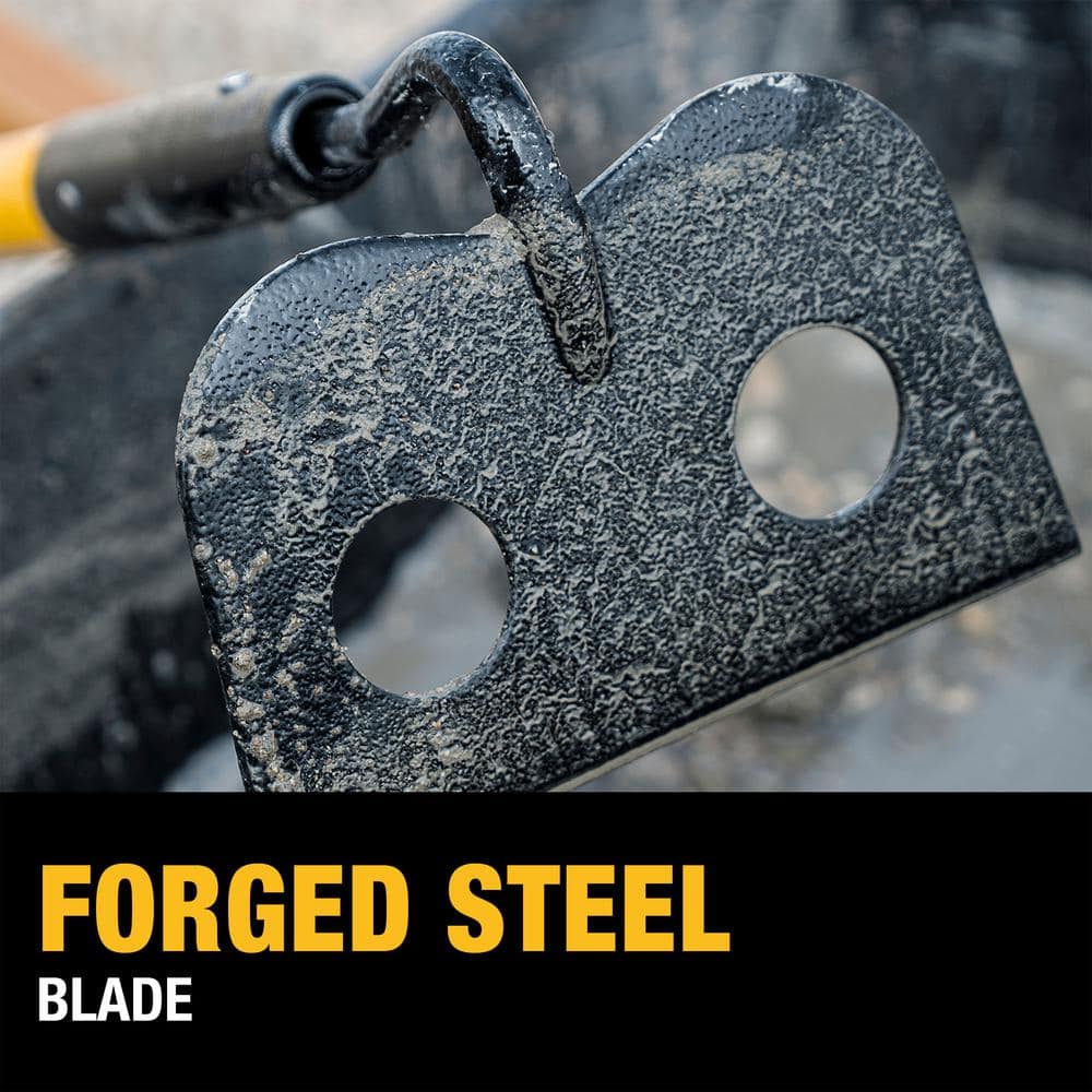 DEWALT 53 in. Fiberglass Handle Mortar Hoe DXLHA2614