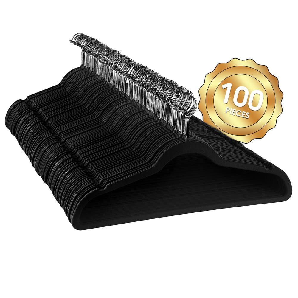 19 Black Top Hanger (479), 100 Per Box