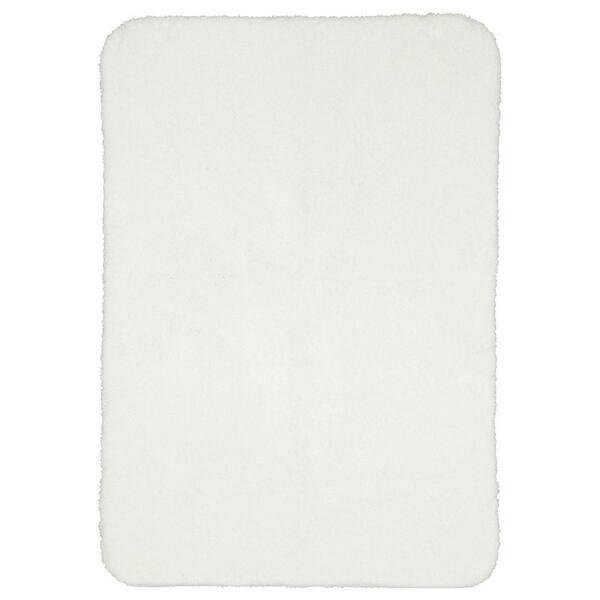 Mohawk Home Lila 21 in. x 34 in. White Bath Rug-DISCONTINUED