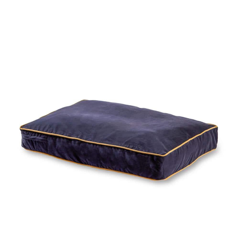 Extra Small Denim Chew Resistant Pillow Dog Bed