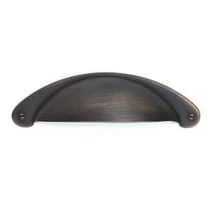 Sorbonne Collection 3 in. (76 mm) Brushed Oil-Rubbed Bronze Traditional Cabinet Cup Pull