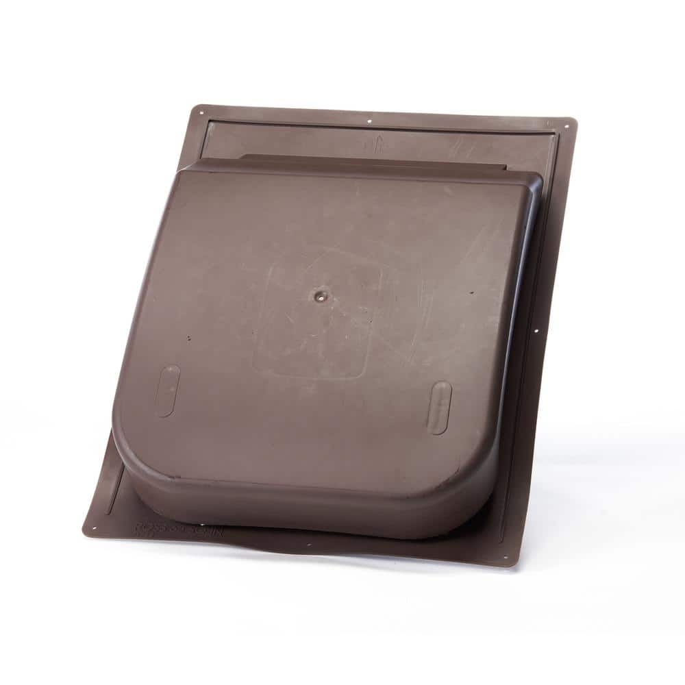 PYTHON 65 sq. in. NFA Polypropylene Slant Back Roof Vent in Brown (Carton of 6) SB65BN The