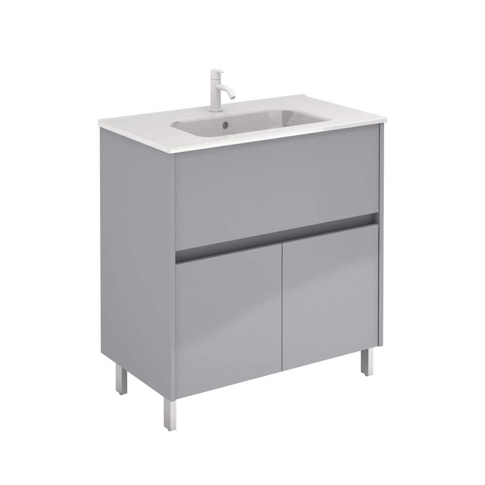 ROYO Band 32 in. W x 18 in. D x 34 in. H. Bath Vanity in Gloss