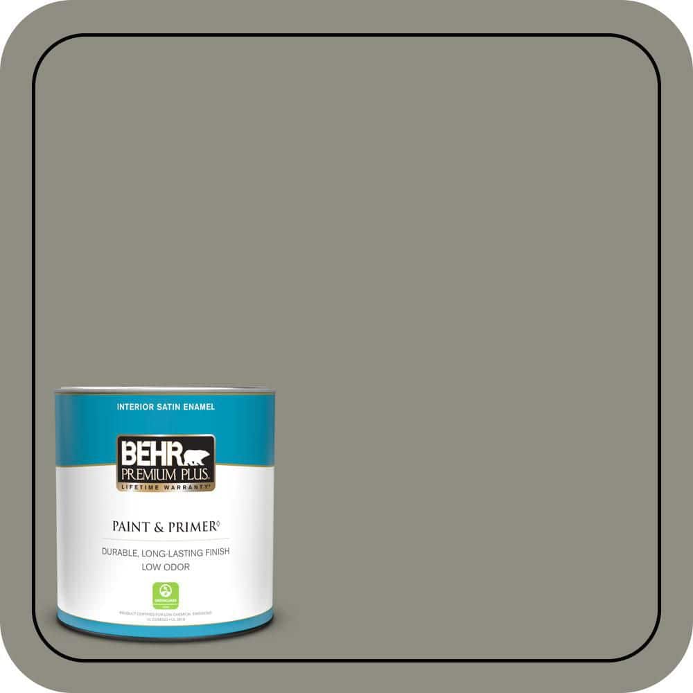 1 qt. #N370-5 Incognito Satin Enamel Low Odor Interior Paint & Primer price history on PriceWatchPro