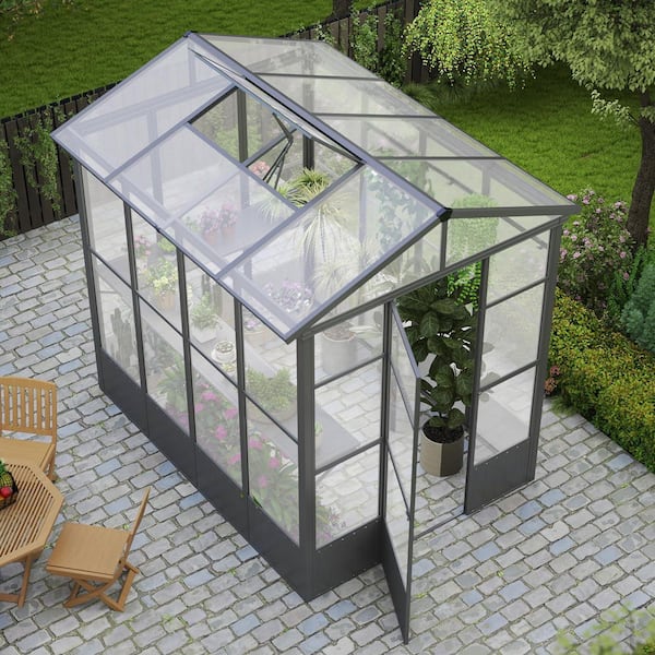 デザインキャビネット W118×D35×H82(cm) 6.5 in. W x 8 in. D Polycarbonate Greenhouse with Fully Auto