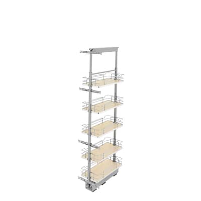 Rev-A-Shelf 43.38 in. Pull-Out Wood Tall Cabinet Pantry with Adjustable  Shelves 448-TP43-14-1 - The Home Depot