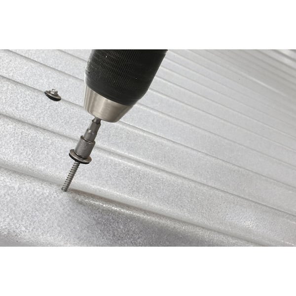 #9 x 1-1/2 in. Stainless Steel Metal-Panel Screw (5-Qty)