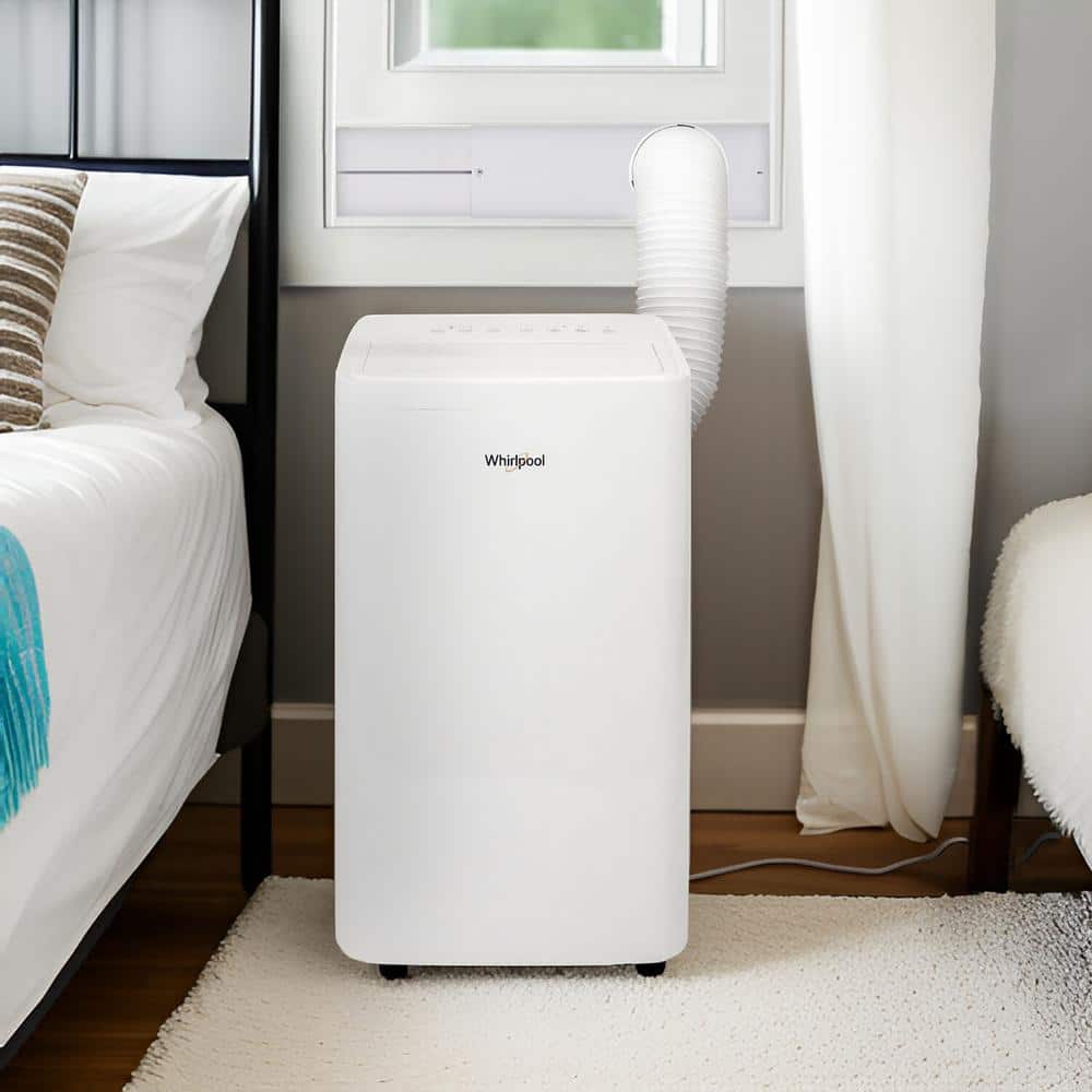 Whirlpool 14,000 BTU White Portable Air Conditioner with Heater and Remote